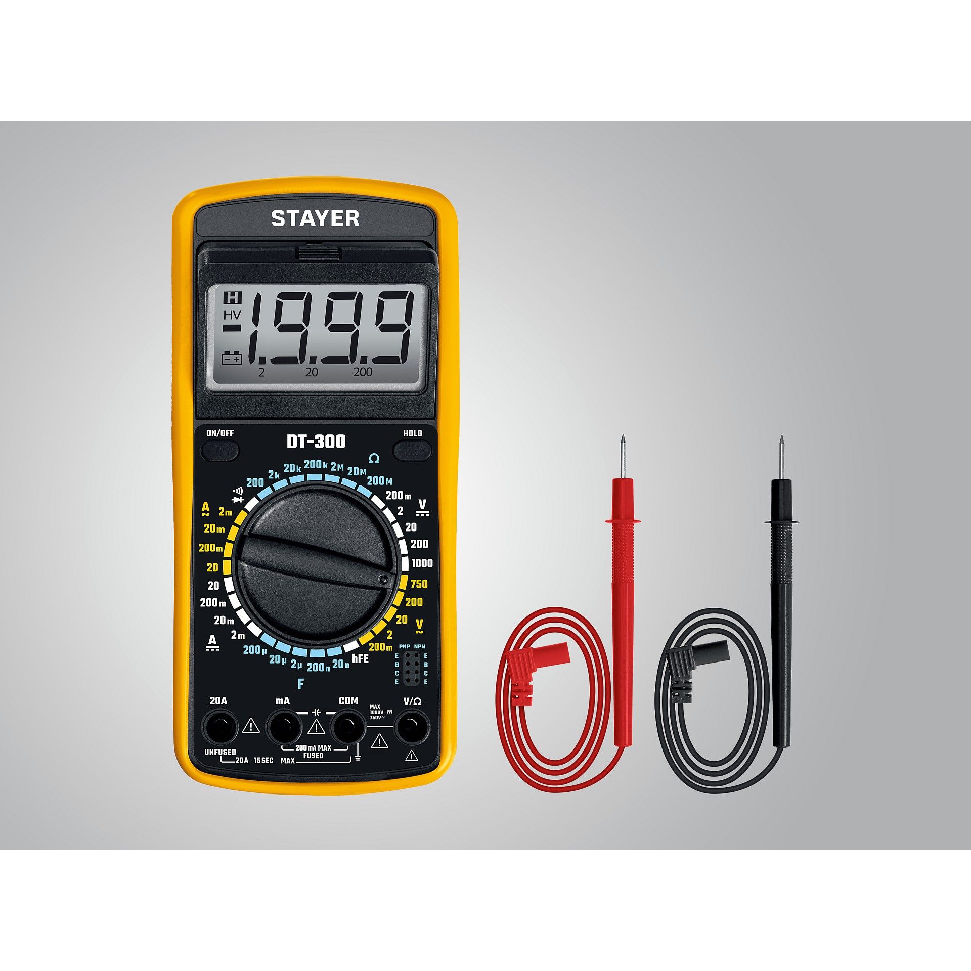 Мультиметр цифровой  DT-300 45321