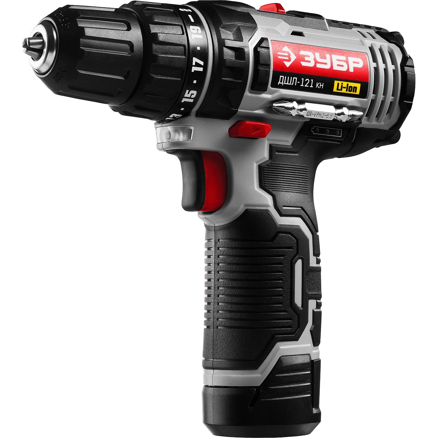 Дрель-шуруповерт, 2 АКБ (1.3 Ач), в кейсе ДШЛ-121 КН