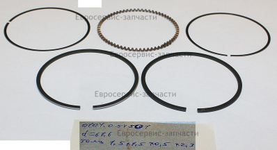 Кольца поршневые, 5шт, 68х1.5х1.5х2.5. СГБ 2500.3000