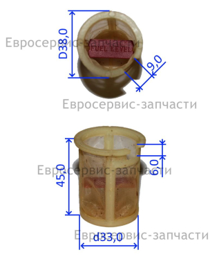 Фильтр сетчатый бака топливного