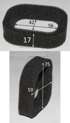 Фильтр воздушный элемент поролоновый О-формы 9326-987103: Т1150