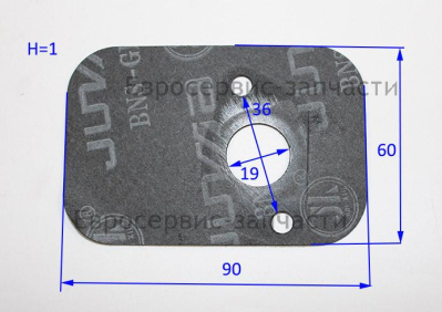 Прокладка карбюратора. 170450006-0001. K 4500L