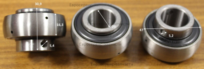 Подшипник сферический опорный 20х47х31 мм