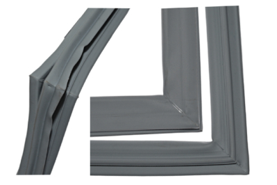 Уплотнитель двери Атлант-Минск, для холодильной камеры, 560 х 855 мм, в паз, серый код 769748901527, замена 769748901505