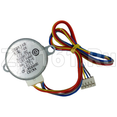 Шаговый Мотор Haier 001A3000072E Вал (D-5мм, Н-9мм), Корпус (Н-19мм), 12V